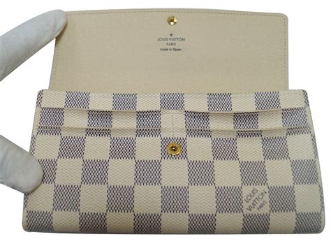 louis vuitton damier azur wallet fake|lv sarah wallet damier.